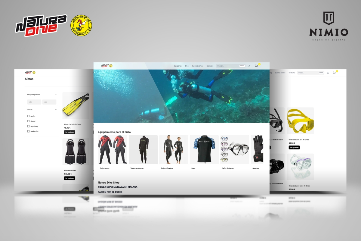 ¿Conoces la tienda online Natura Dive Shop? (0)